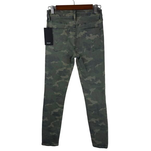 HUDSON BARBARA SUPER SKINNY ANKLE JEANS IN CAMO PRINT NWT WOMEN'S SIZE 26 - Picture 2 of 15